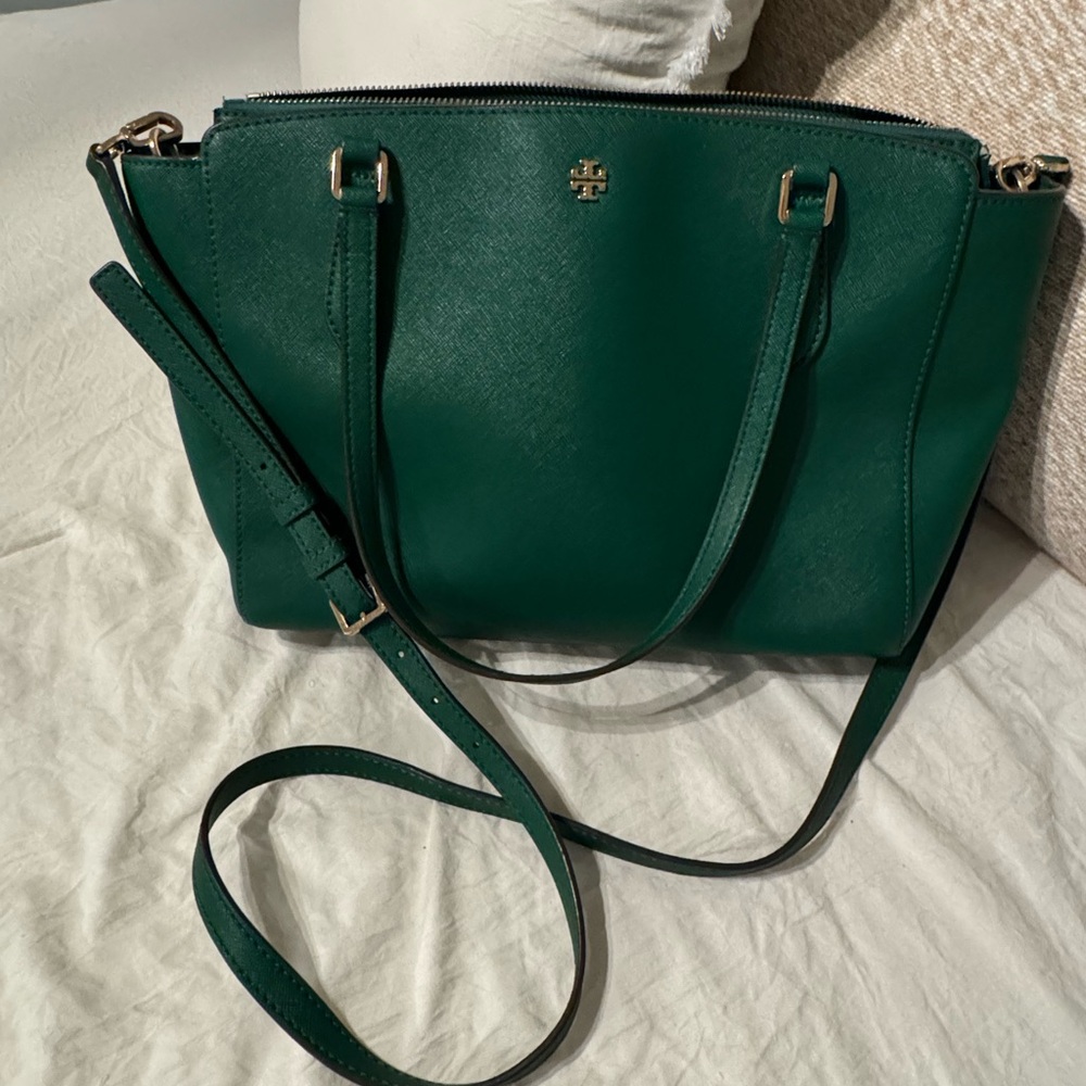 Tory Burch Emerald Green Emerson Bag
